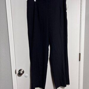 Coldwater Creek NWT The Studio Pant Holly Black Trousers Women's Size 14 Petite